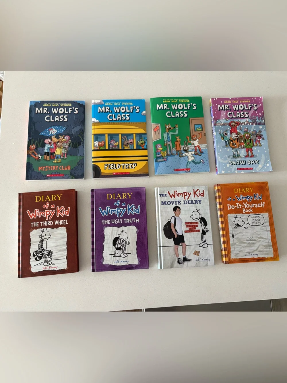 Diary of a Wimpy Kid & Mr. Wolf's Class Book Bundle